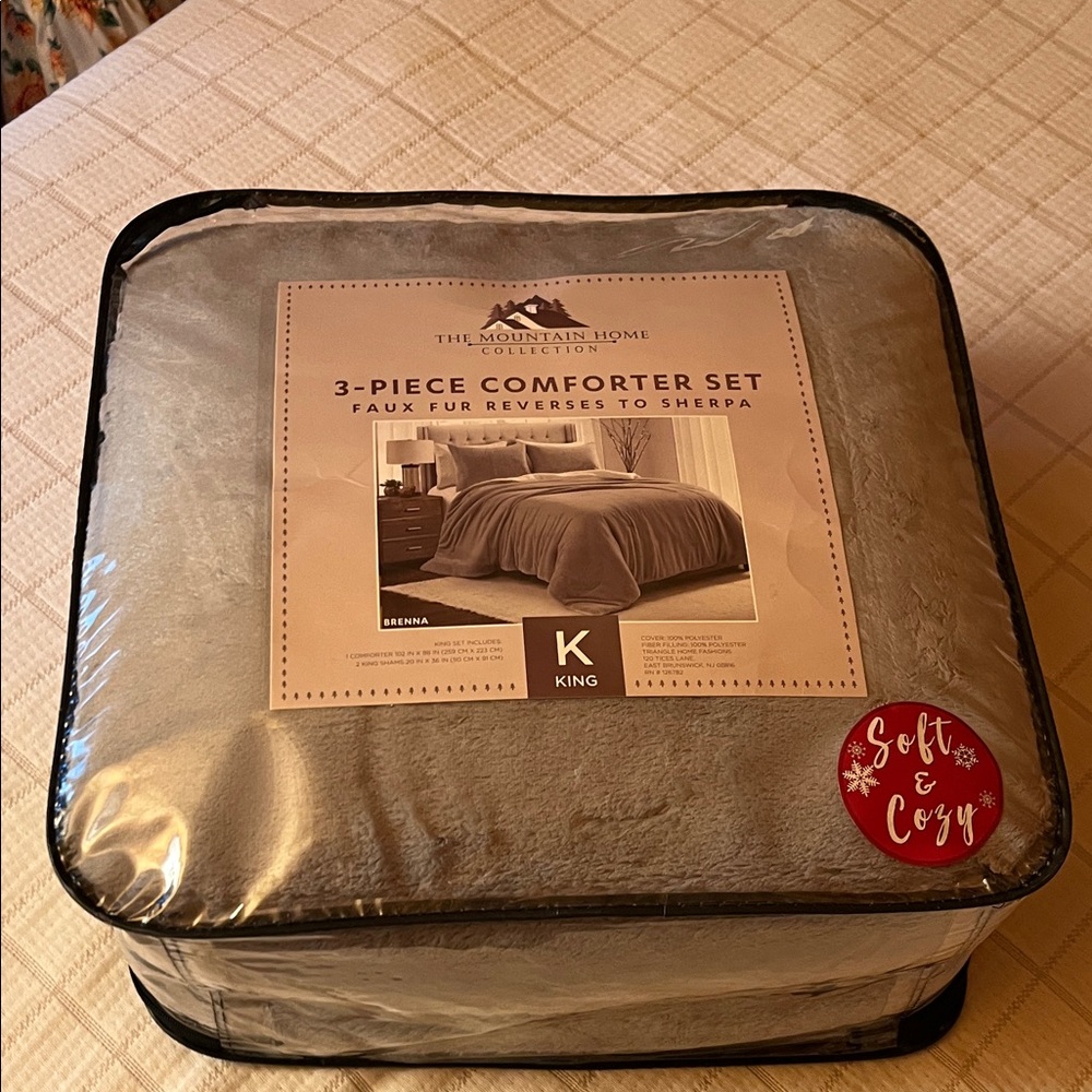 The Mountain Home Company 3- Piece Comforter Set